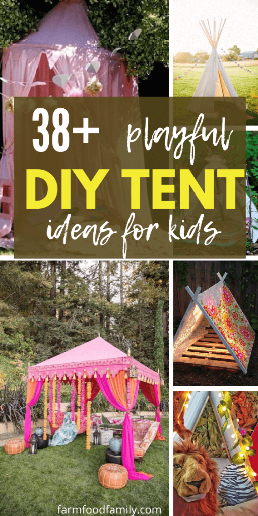 38+ Fun and Easy DIY Tent Ideas & Projects For Your Kids (Indoor & Outdoor)