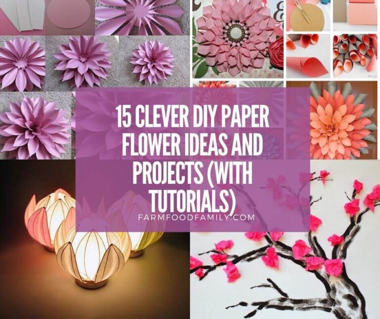 15 Clever DIY Paper Flower Ideas and Projects (With Tutorials)