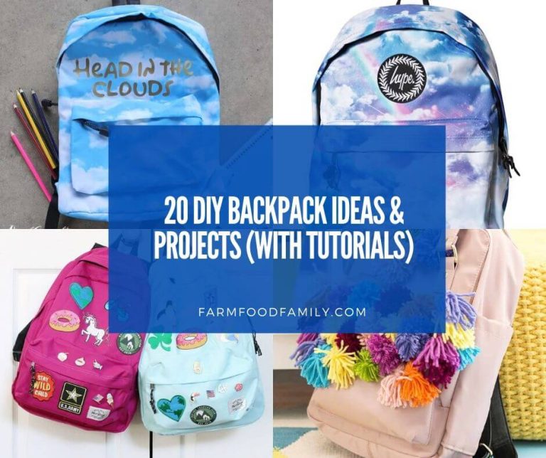 20+ Creative DIY Backpack Ideas & Projects (With Tutorials) For 2024