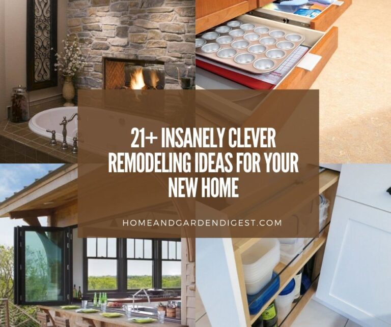 21+ Insansely Easy and Clever Remodeling Ideas