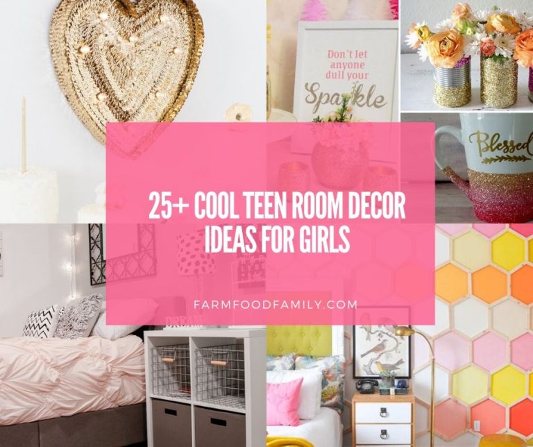 25+ Super Cool Teen Girl's Bedroom Decor Ideas & Designs For 2024