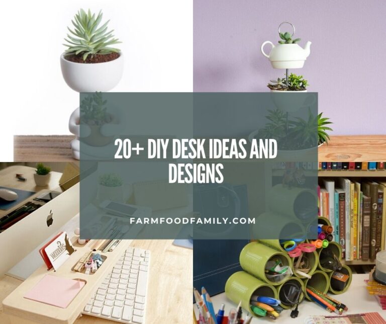 20+ DIY Desk Ideas and Designs