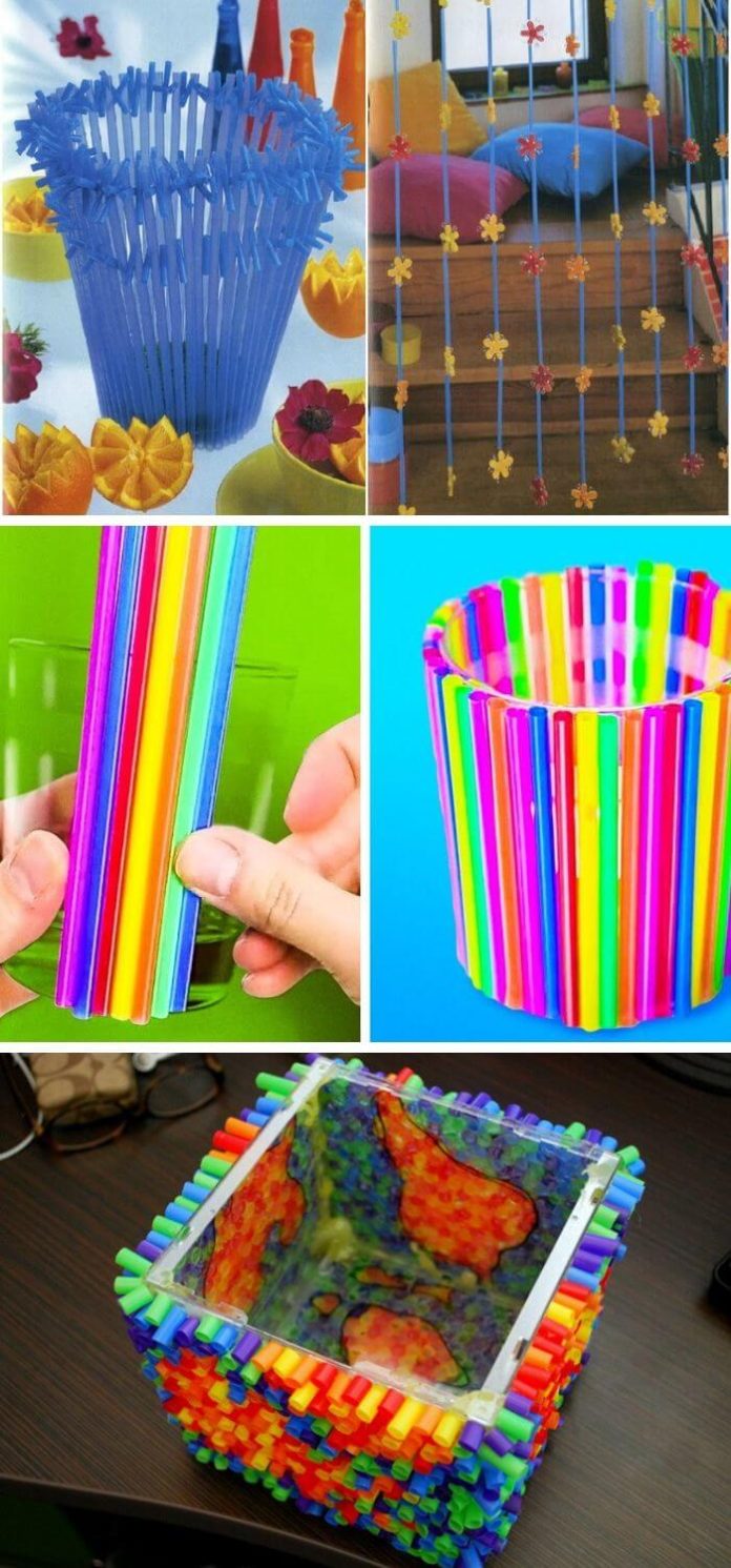 20 Awesome Recycled Plastic Straw Ideas & Projects
