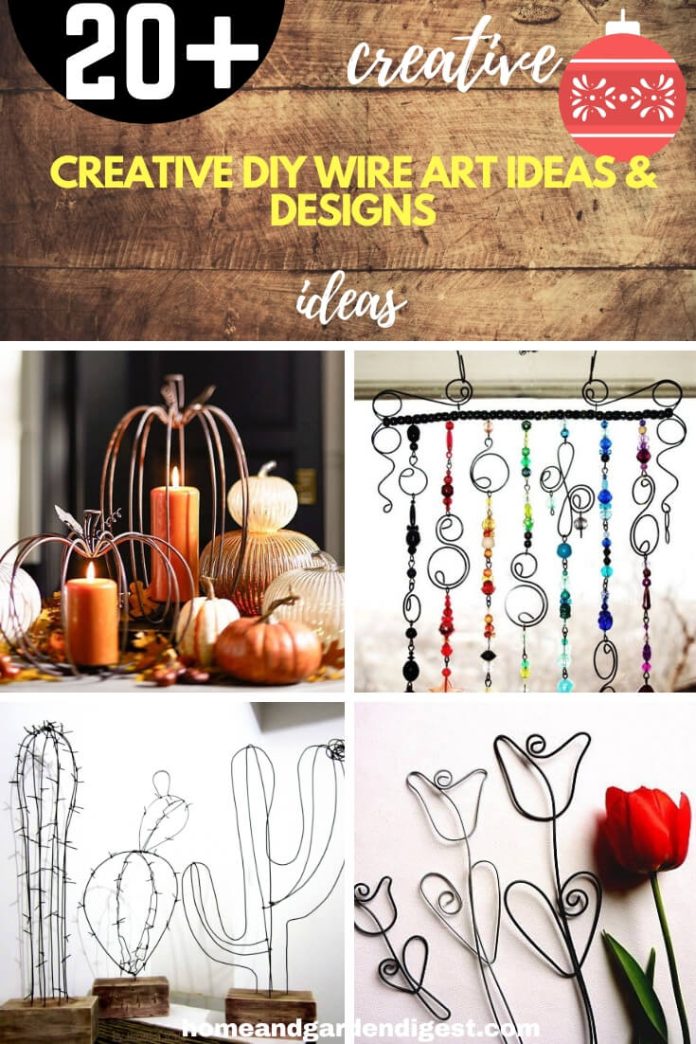 20 Creative DIY Wire Art Ideas & Designs For