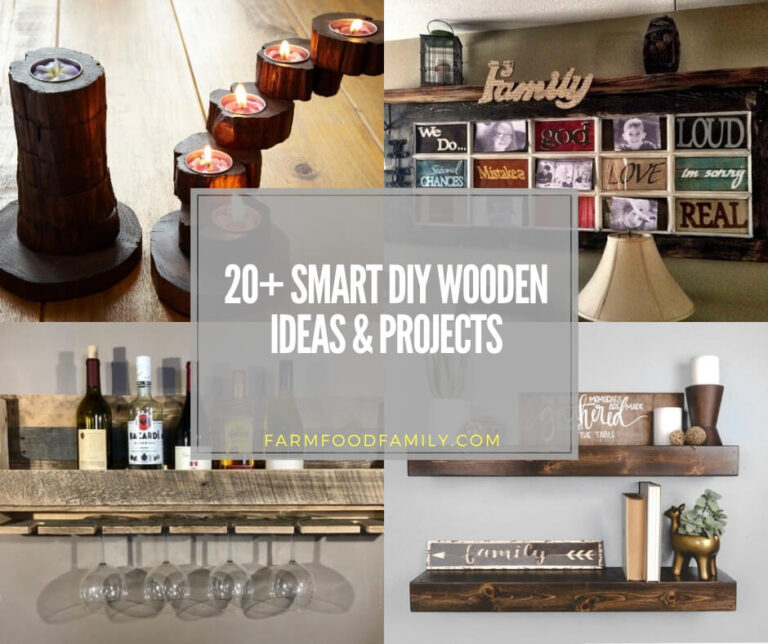 20+ Smart DIY Wooden Ideas & Projects