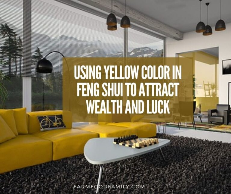 Yellow Color in Feng Shui: Using in Decorating to Attract Wealth & Luck