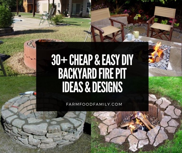 71+ Cheap & Easy DIY Backyard Fire Pit Ideas For Outdoor Living (2024)