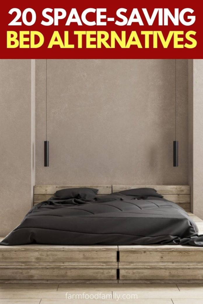 20 Cheap & SpaceSaving Bed Alternatives For Small Room [Pictures]