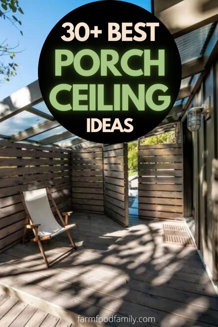 30+ Inexpensive Porch Ceiling Ideas and Designs For 2024