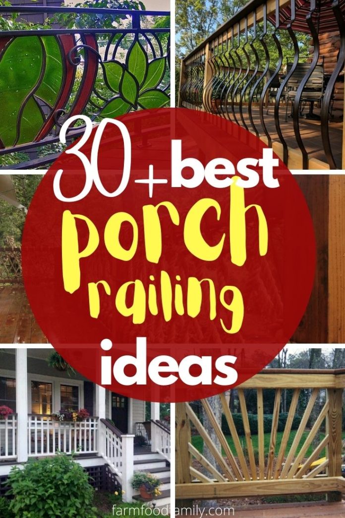 30+ Cheap and Simple DIY Porch Railing Ideas & Designs For 2024