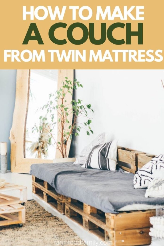 How to Make a Couch from a Twin Mattress [7 Easy Steps]