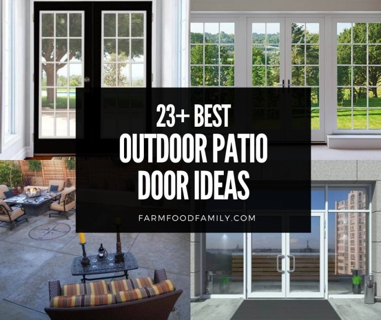 23+ Unique Outdoor Patio Door Decorating Ideas & Designs For 2024