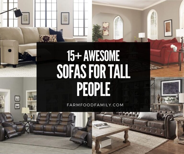 15+ Best Couches for Tall People and Buying Guide