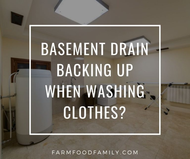Basement Drain Backing Up When Washing Clothes? Causes & Solutions
