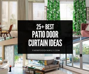 25+ Best Patio Door Curtain Ideas & Designs - Window Dressing Ideas