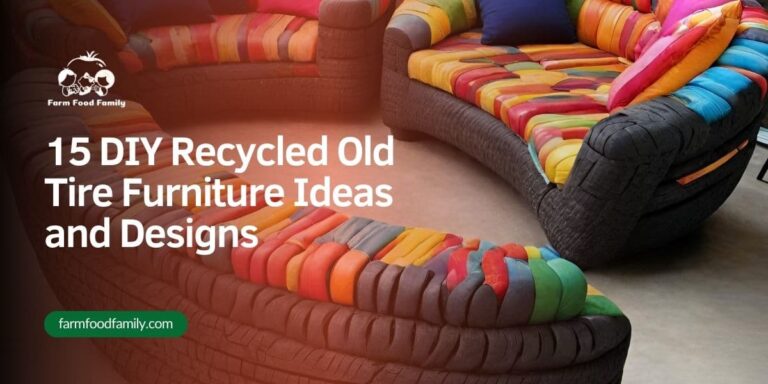 15 DIY Recycled Old Tire Furniture Ideas and Designs for [year]
