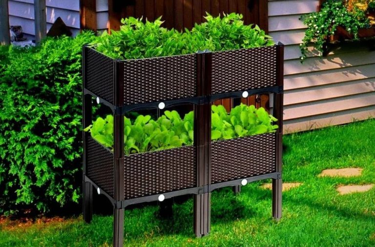 25+ Easy & Inexpensive Waist High Raised Garden Bed Ideas & Plans