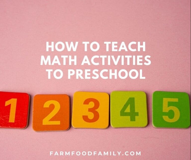How to Teach Math Activities to Preschool
