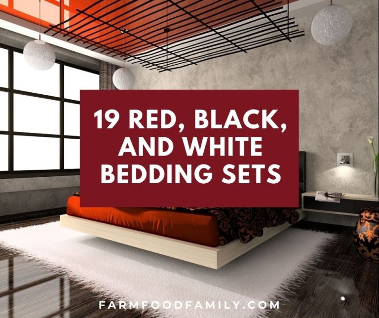 19 Best Red, Black and White Bedding Sets For 2024 (Buying Guide)
