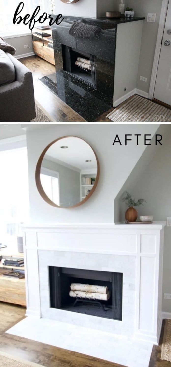 33+ Best Fireplace Remodel Ideas (Before and After) On A Budget In 2024