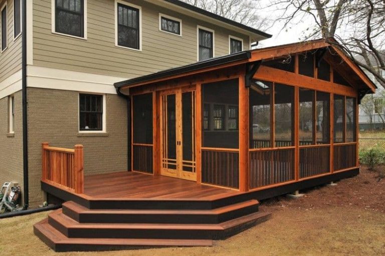 45+ Awesome DIY Screened-In Porch Ideas & Designs On A Budget (2024)