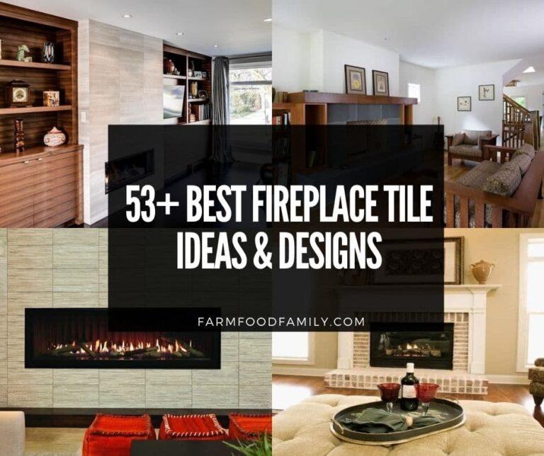 53+ Best Fireplace Tile Ideas and Designs