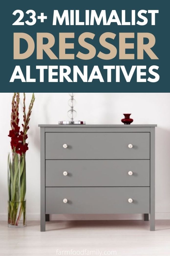 23+ Minimalist Dresser Alternatives For Your Bedroom (Photos)