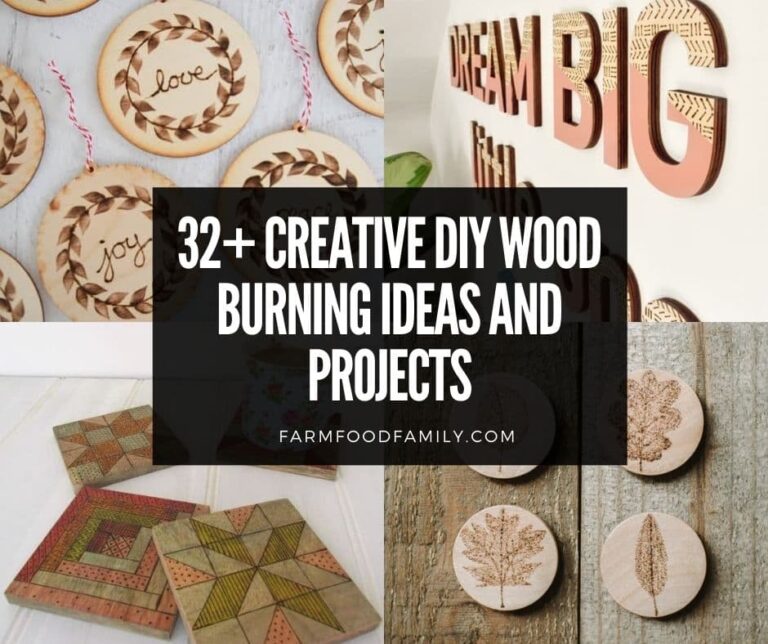 32+ Creative & Easy DIY Wood Burning Ideas and Projects