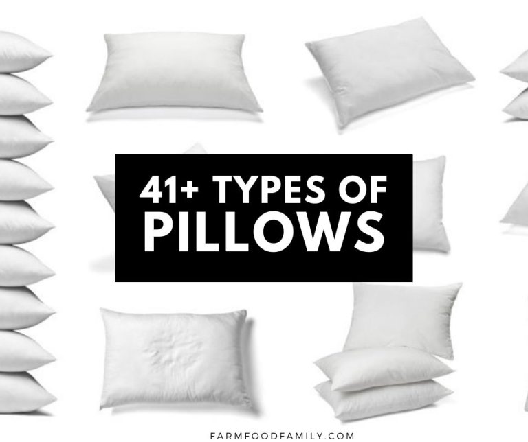 41+ Different Types Of Pillows (Materials, Sizes, Shapes) For Sleeping