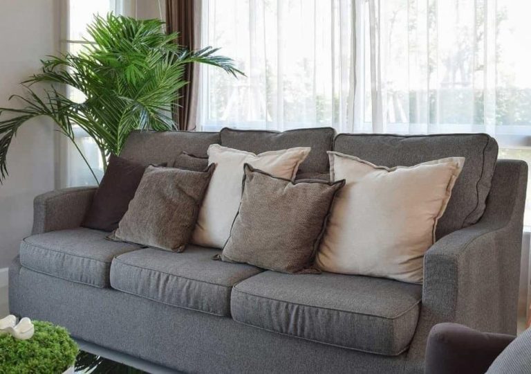 30+ Best Throw Pillow Ideas For Grey Couches (2024) - FarmFoodFamily