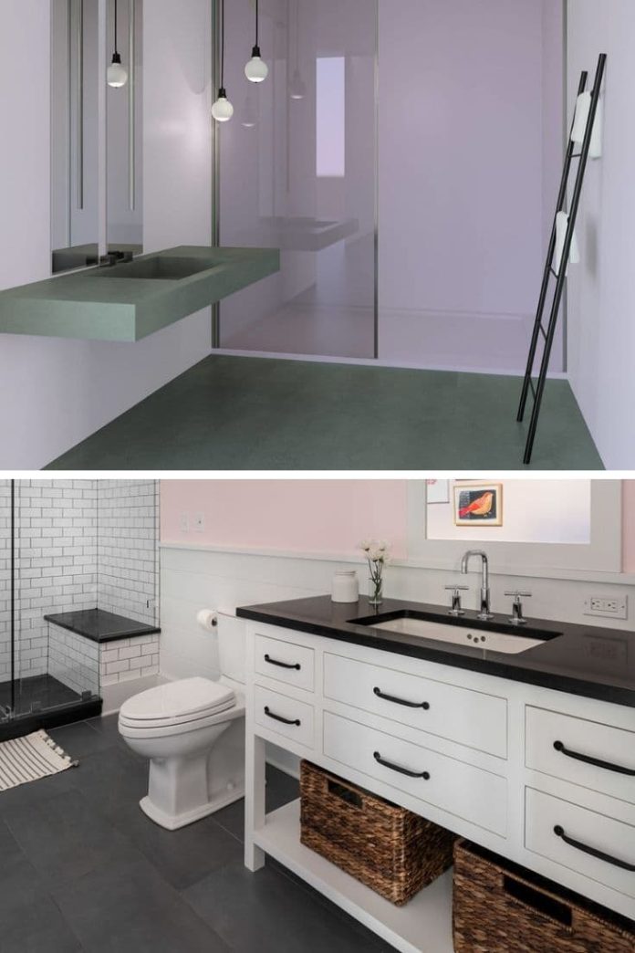 What Color Walls Go with Gray Tile Bathroom? (25 Ideas for 2024)
