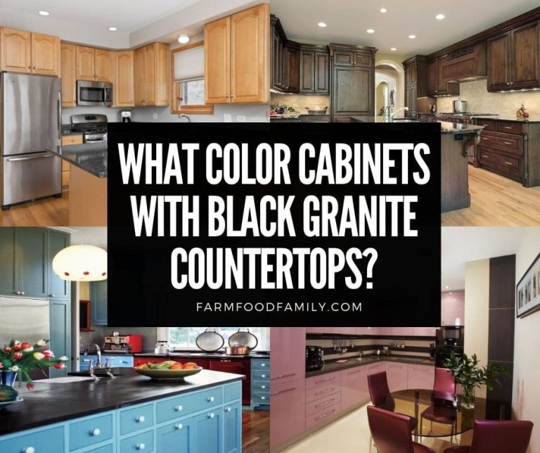 What Color With Black Granite Countertops? (25 Ideas For 2024)