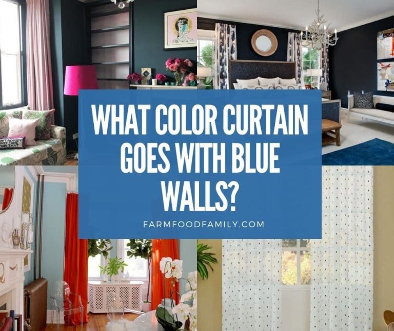 What Color Curtain Goes With Blue Walls? (25 Ideas) - FarmFoodFamily