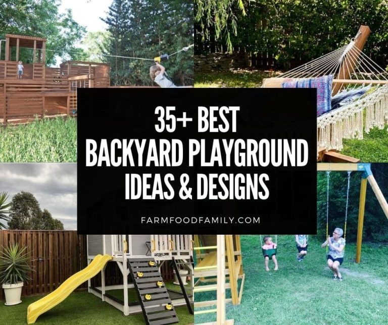 35+ Best DIY Backyard Playground Ideas and Designs (With Pictures)