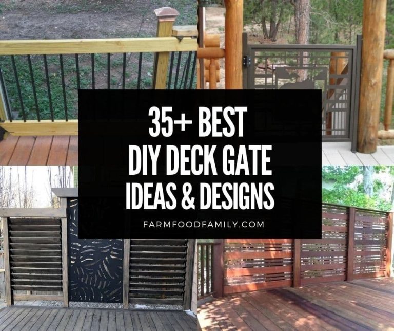 35+ Best DIY Deck Gate Ideas and Designs (With Pictures) For 2024