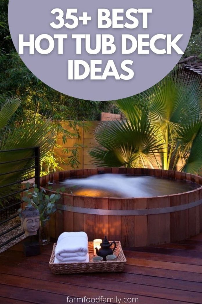 35+ Best Hot Tub Deck Ideas and Designs On A Budget (Photos)
