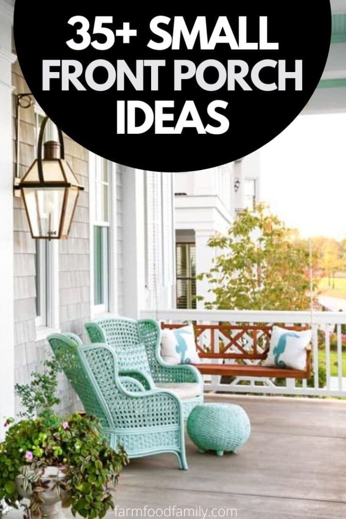 50+ Best Small Front Porch Decor Ideas and Designs On A Budget (2024)