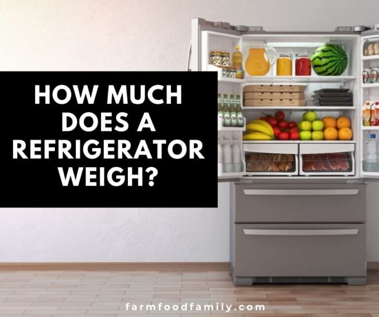 How Much Does A Refrigerator Weigh? (By Types, Styles, Sizes)