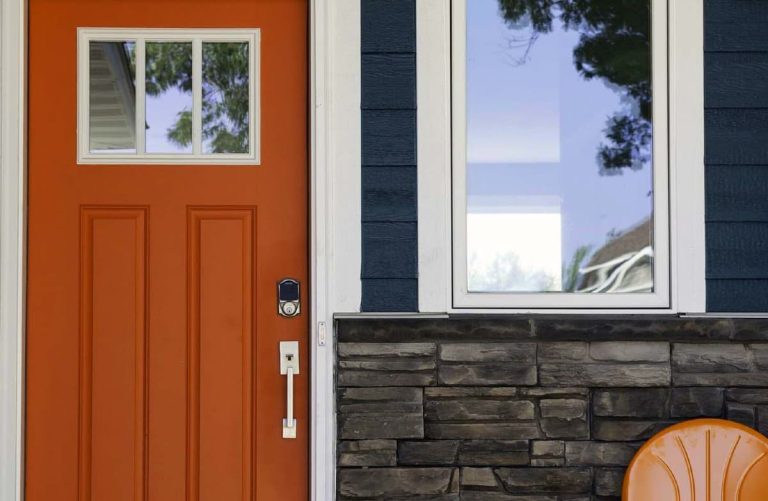 25+ Best Front Door Colors For A Blue House (Ideas and Designs)