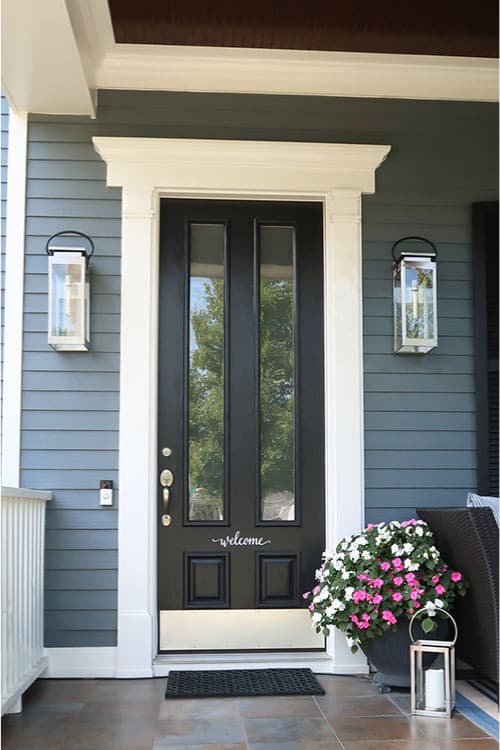 25+ Best Front Door Colors For A Blue House (Ideas and Designs)