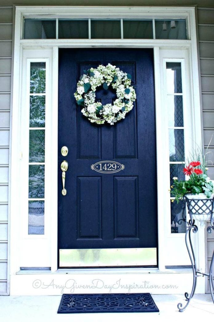 25+ Best Front Door Colors For A Blue House (Ideas and Designs)