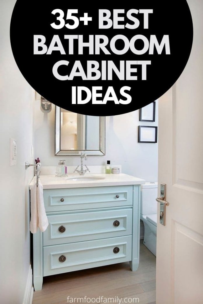 35+ Best Bathroom Cabinet Ideas and Designs For Storages (Photos)