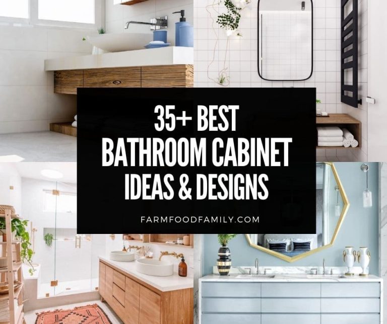 35+ Best Bathroom Cabinet Ideas and Designs For Storages (Photos)