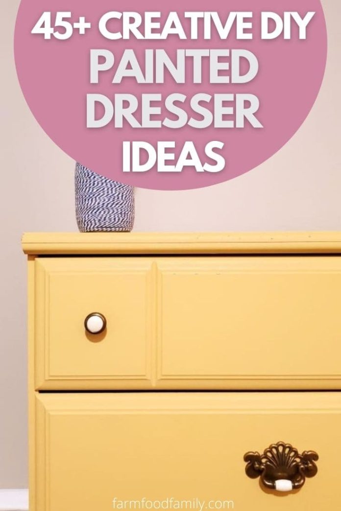 41+ Creative DIY Painted Dresser Ideas and Projects (With Pictures)