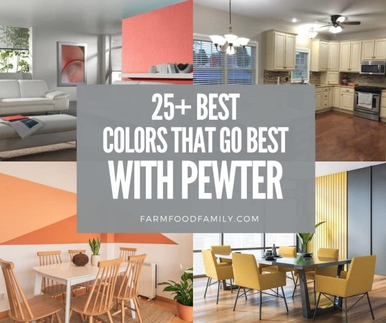 What Color Is Pewter? (25 Best Colors Go With Pewter In Home Decor)