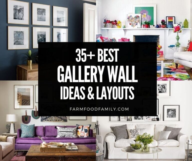 35+ Creative Gallery Wall Ideas and Layouts (Photos)