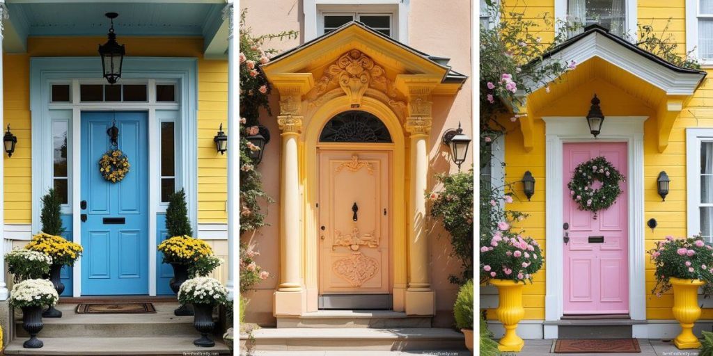 45 Best Front Door Colors For A Yellow House (Ideas and Designs)
