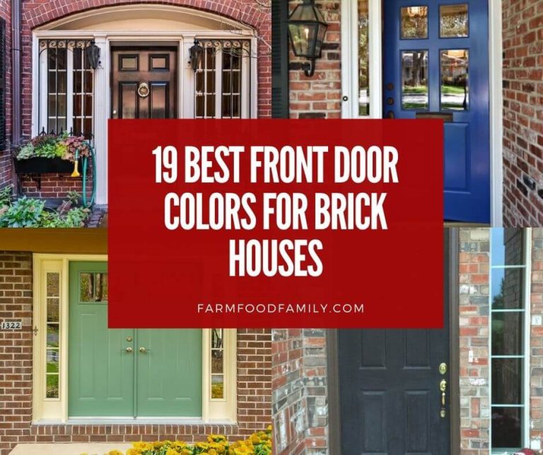 19 Best Front Door Colors For Brick Houses (Ideas and Designs)
