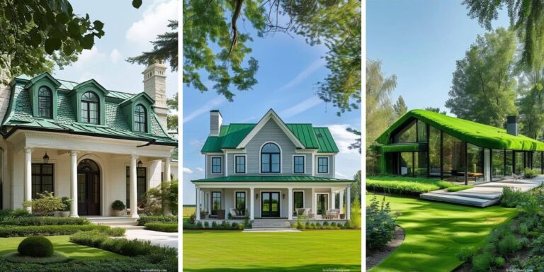 What Color House Goes With A Green Roof? (17 Ideas)