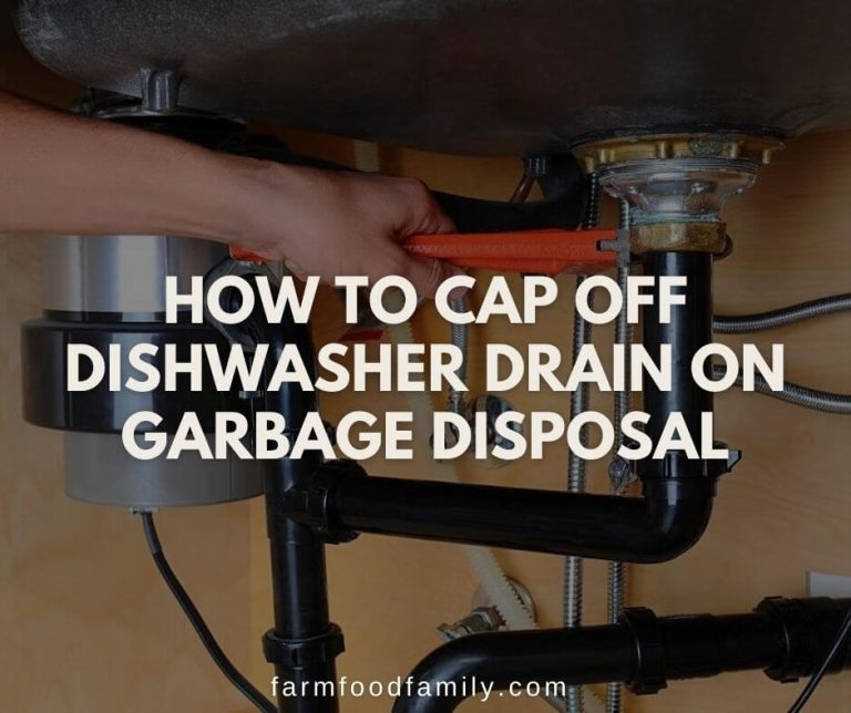 How to Cap Off Dishwasher Drain on Garbage Disposal